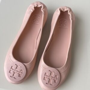 Tory Burch Minnie Ballet Logo Flats